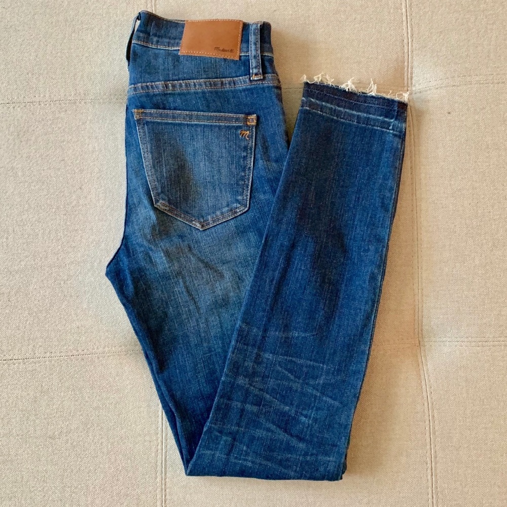 Madewell 9” high rise skinny skinny
